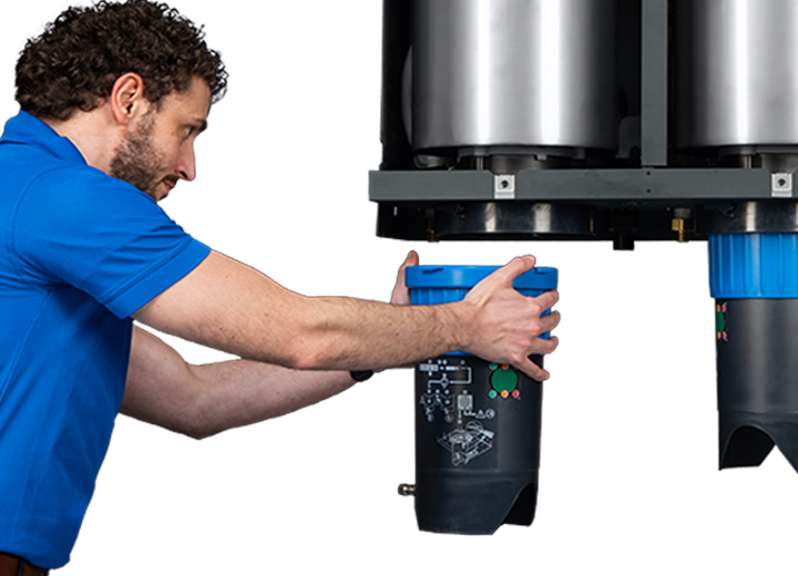 Condair RS : recipiente recolector de cal 