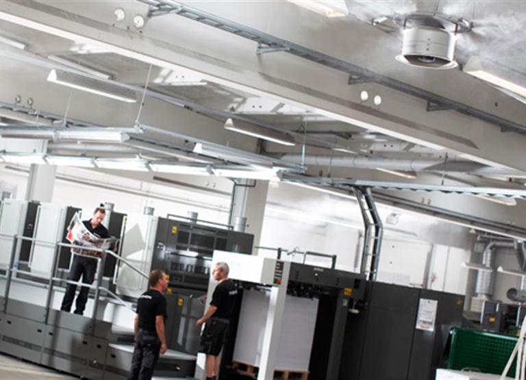 Elimine el calor sobrante con refrigeración adiabática